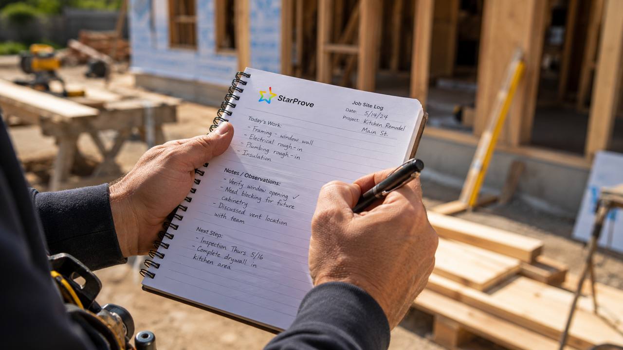 Why Every Contractor Needs a Job Site Log